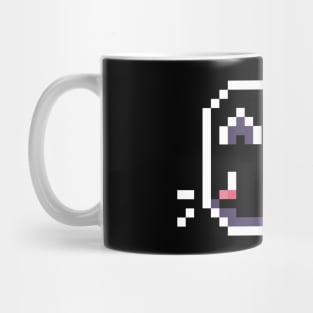 Black Pixel Cat - Kawaii Retro Pixel Art Mug